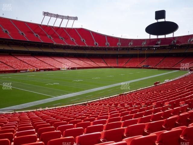 Seating view for GEHA Field at Arrowhead Stadium Section 124