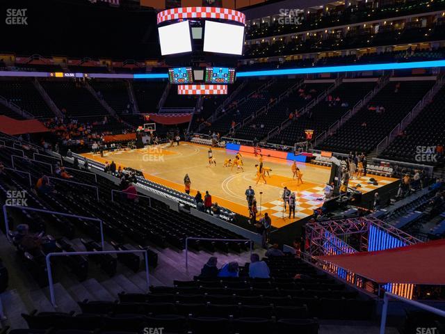 Seating view for Thompson-Boling Arena at Food City Center Section 117