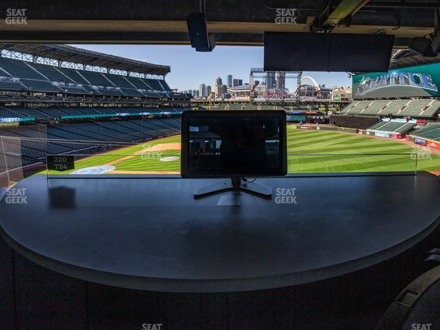 Seating view for T-Mobile Park Section 220 Table 4