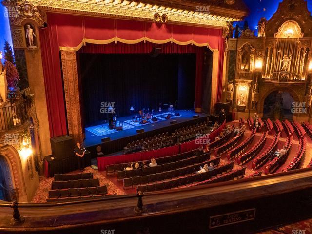 Seating view for Louisville Palace Section Loge 6