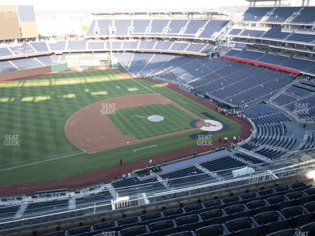 Seating view for Nationals Park Section 406