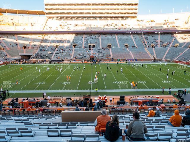 Seating view for Neyland Stadium Section U