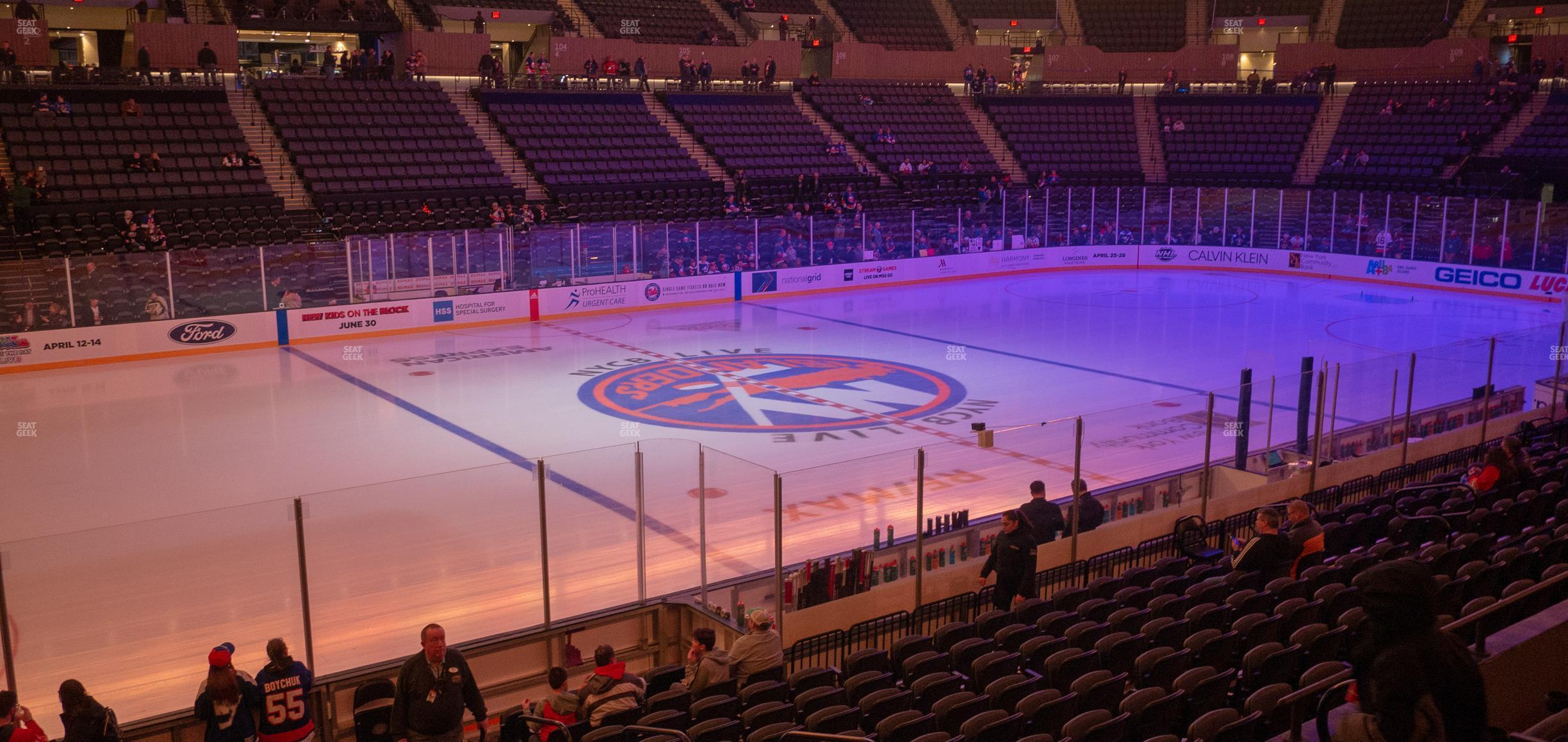 Seating view for Nassau Coliseum Section 119