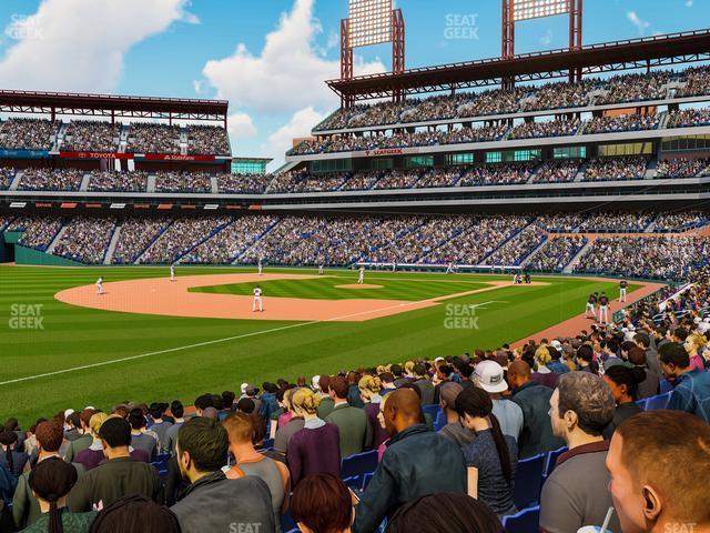 Seating view for Citizens Bank Park Section 136