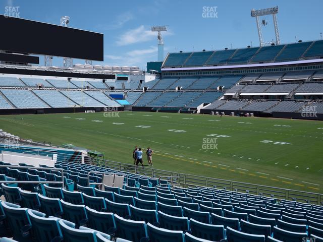 Seating view for EverBank Stadium Section 105