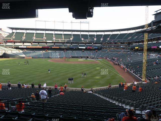 Seating view for Oriole Park at Camden Yards Section 81