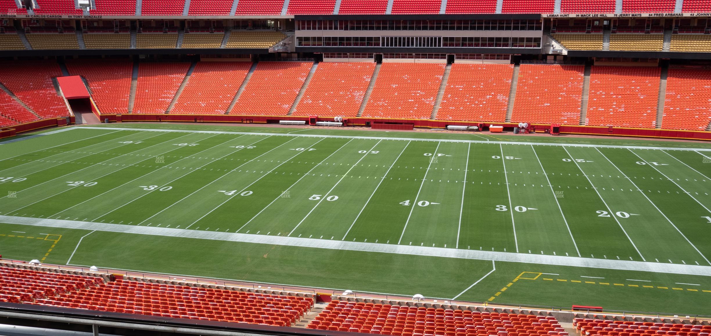 Seating view for GEHA Field at Arrowhead Stadium Section 246