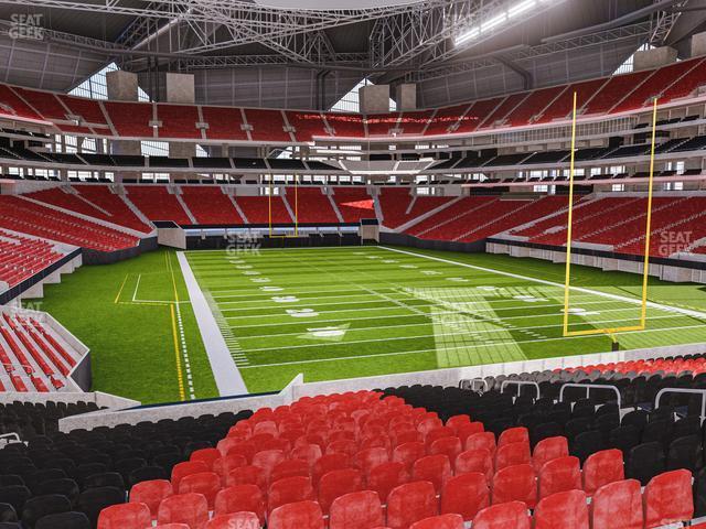 Seating view for Mercedes-Benz Stadium Section 103