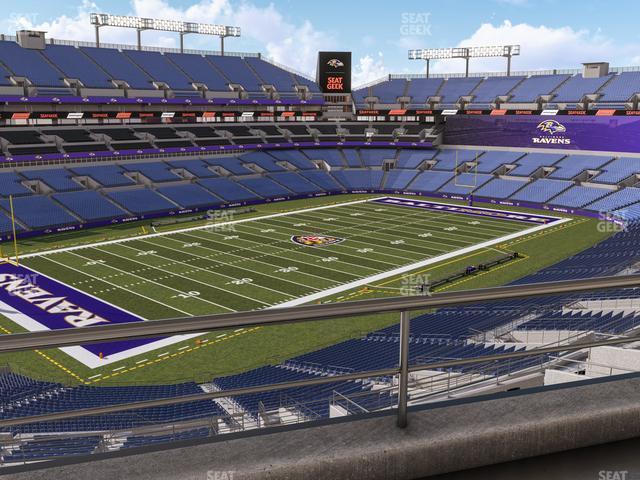 Seating view for M&T Bank Stadium Section Suite 425