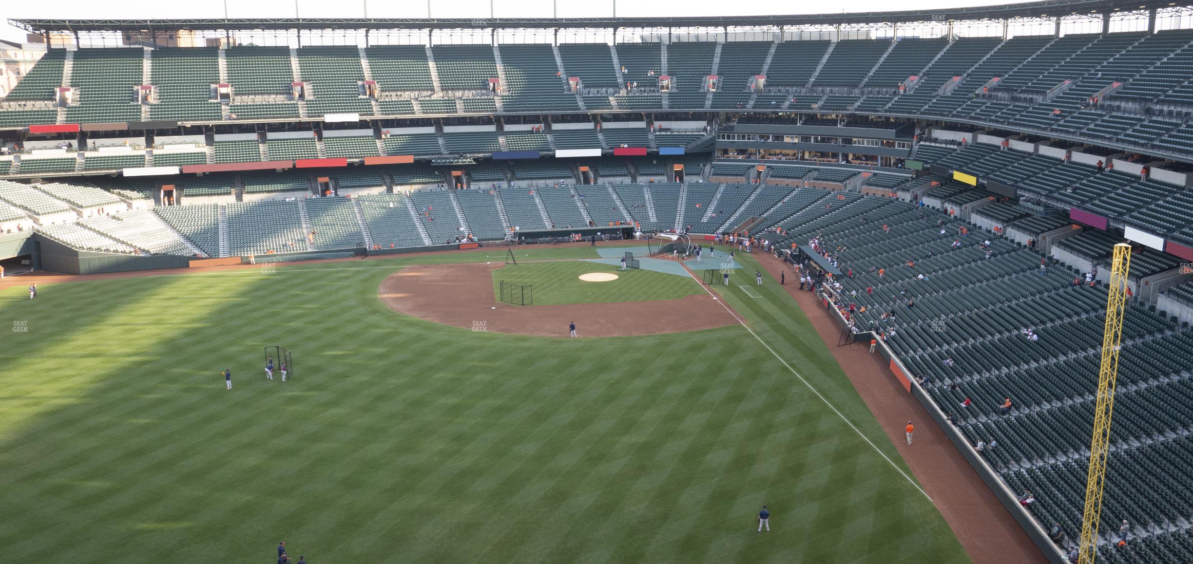 Seating view for Oriole Park at Camden Yards Section 384