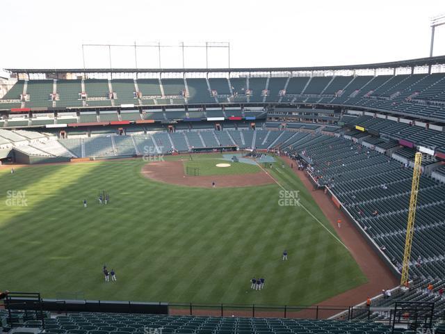 Seating view for Oriole Park at Camden Yards Section 384