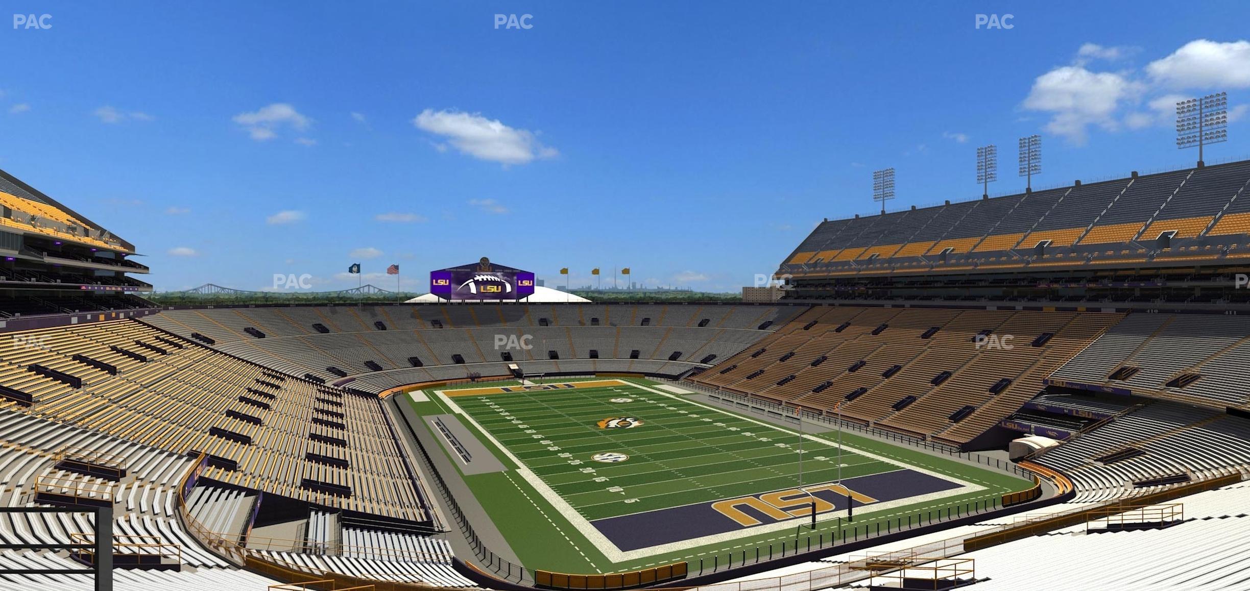 Seating view for Tiger Stadium Section Suite 165