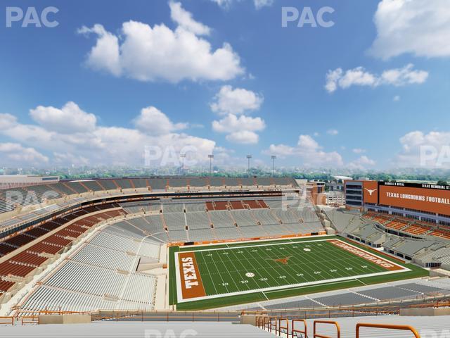 Seating view for Darrell K Royal - Texas Memorial Stadium Section 108