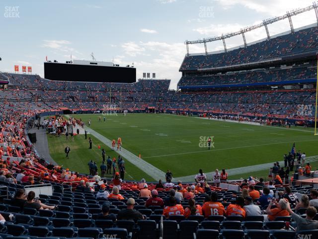 Seating view for Empower Field at Mile High Section 117