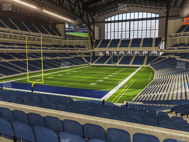 Seating view for Lucas Oil Stadium Section 223