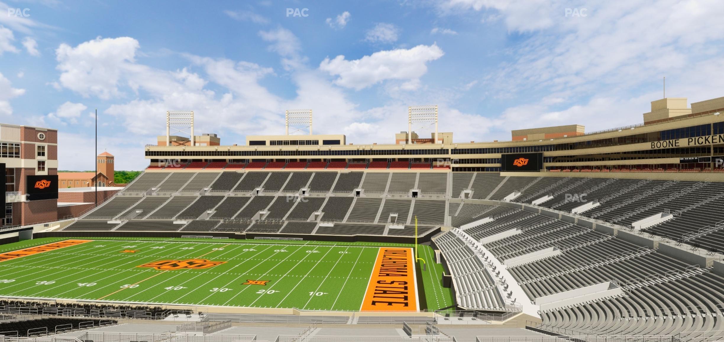 Seating view for Boone Pickens Stadium Section 231