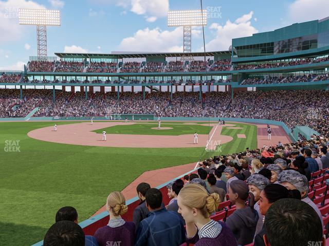 Seating view for Fenway Park Section Loge Box 164