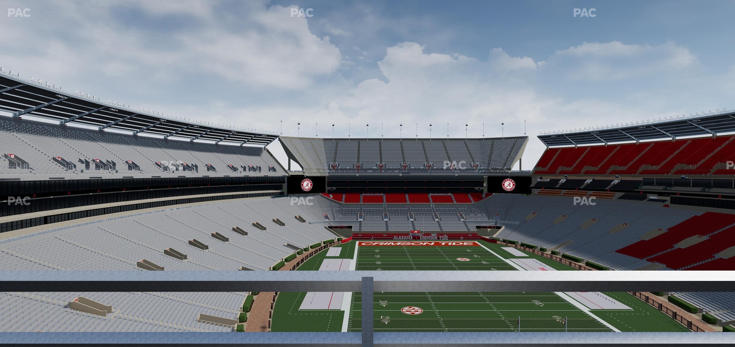 Seating view for Bryant Denny Stadium Section Nn 9