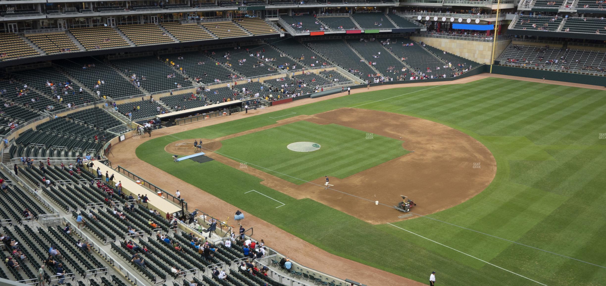 Seating view for Target Field Section 205