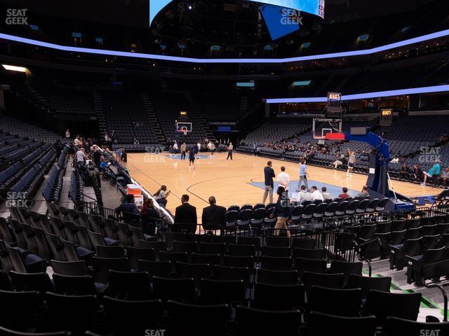 Seating view for FedExForum Section 108