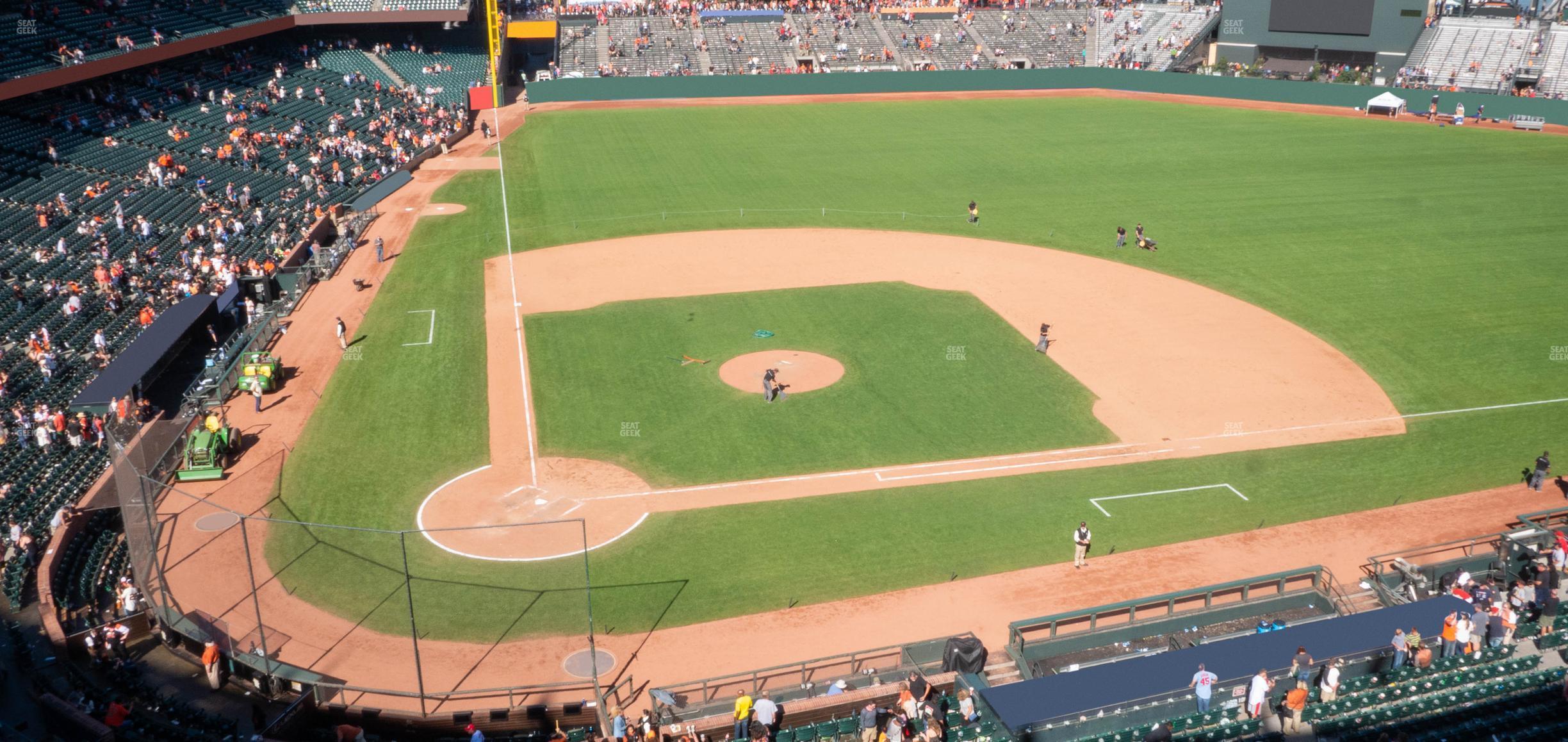 Seating view for Oracle Park Section View Box 311