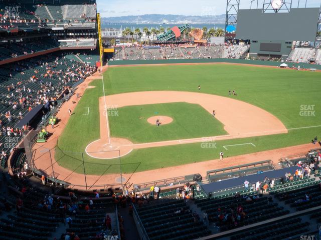 Seating view for Oracle Park Section View Box 311