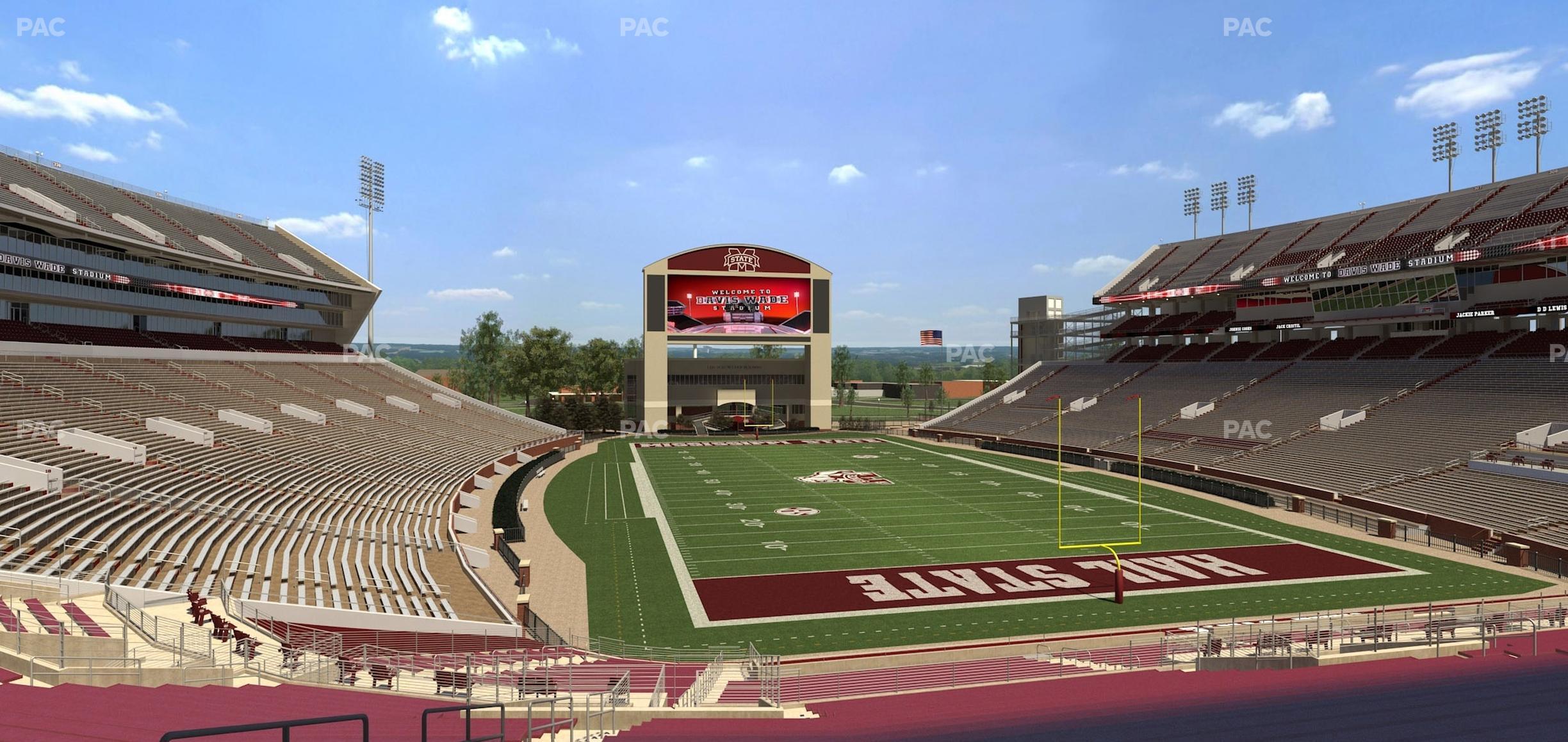 Seating view for Davis Wade Stadium Section State Level Suite 13