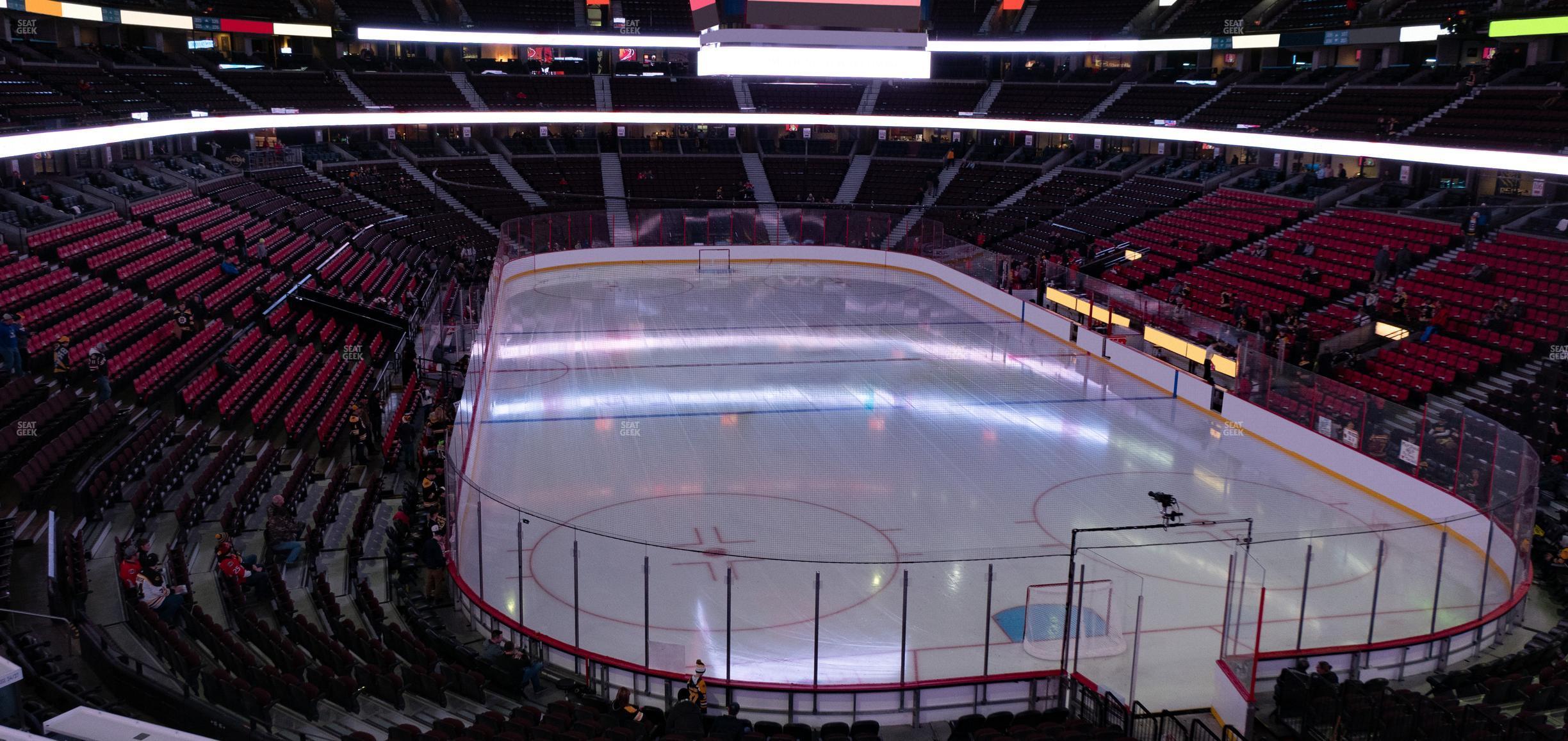 Seating view for Canadian Tire Centre Section Molson Canadian Fan Deck 216