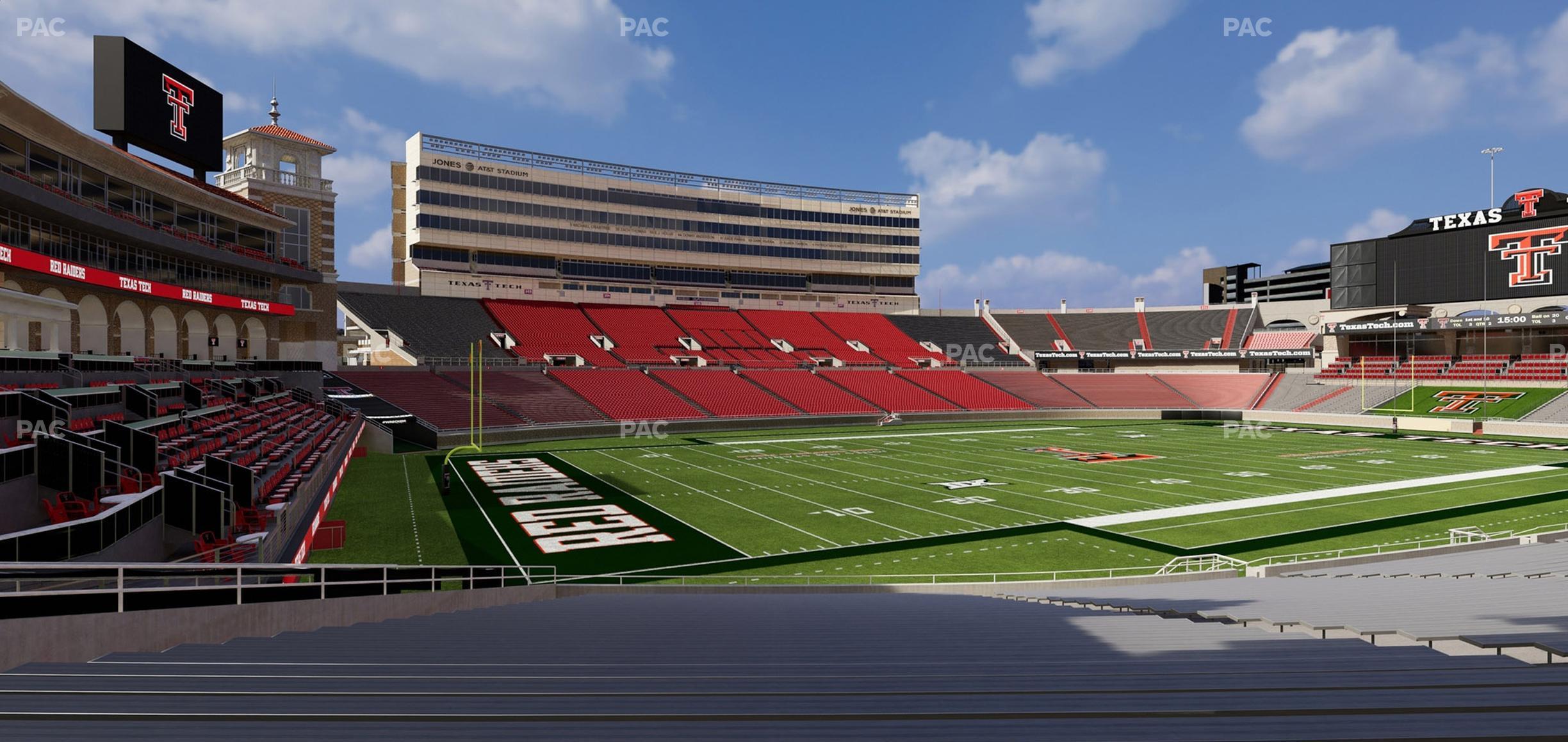 Seating view for Jones AT&T Stadium Section 23