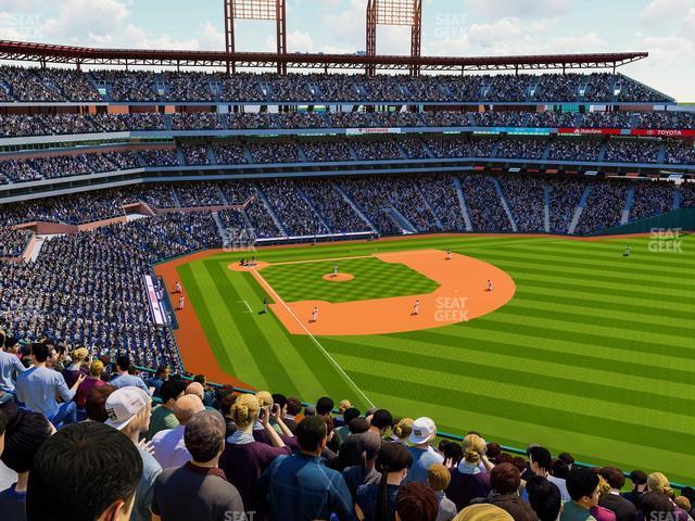 Seating view for Citizens Bank Park Section 307