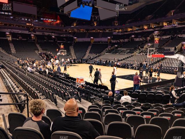 Seating view for Frost Bank Center Section Charter 4