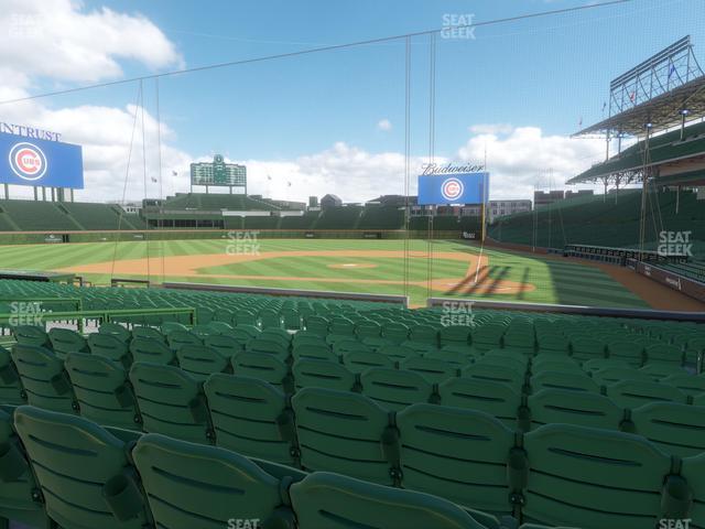 Seating view for Wrigley Field Section 114