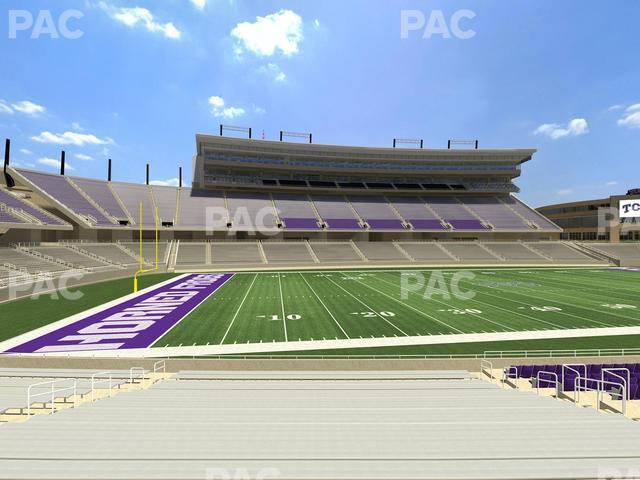 Seating view for Amon G. Carter Stadium Section 107