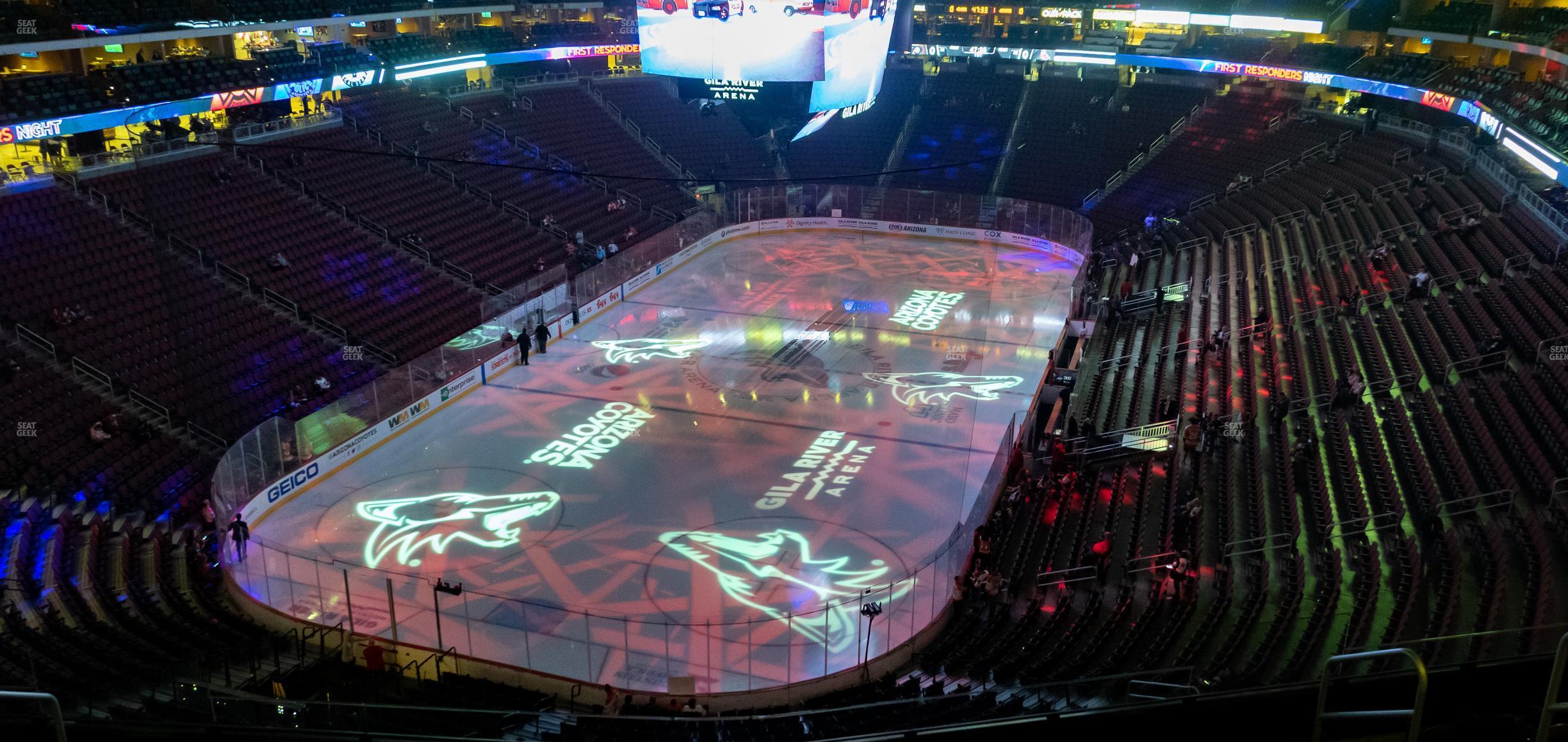 Seating view for Desert Diamond Arena Section 206