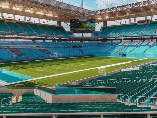 Seating view for Hard Rock Stadium Section 125 T