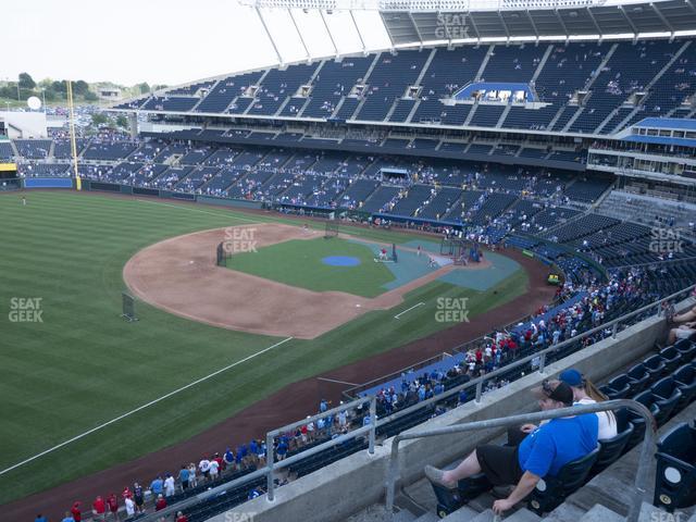 Seating view for Kauffman Stadium Section 404