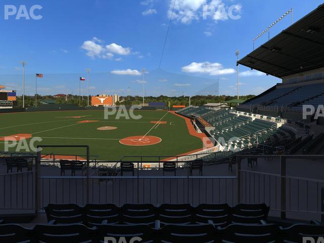 Seating view for UFCU Disch-Falk Field Section 108