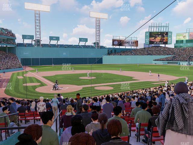 Seating view for Fenway Park Section Loge Box 126