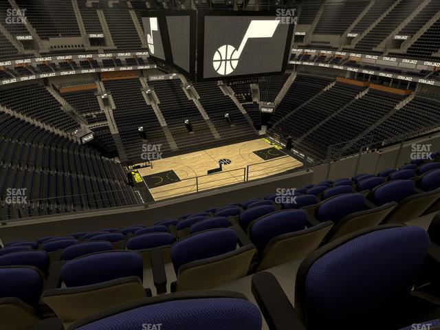 Seating view for Delta Center Section 115