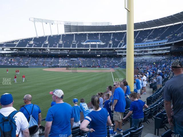 Seating view for Kauffman Stadium Section 107