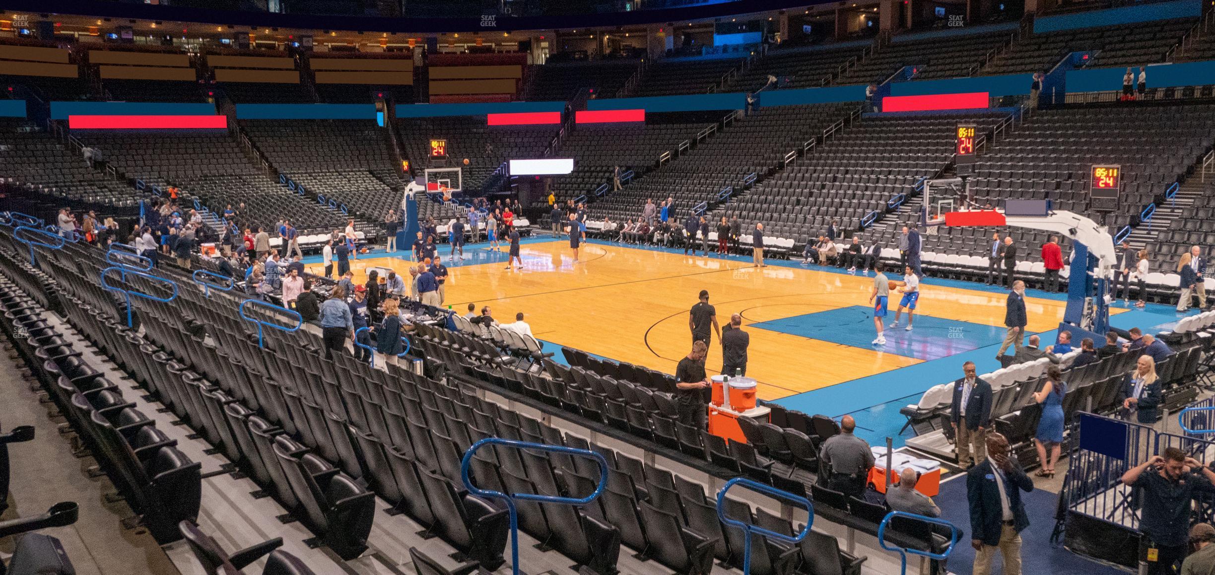 Seating view for Paycom Center Section 113