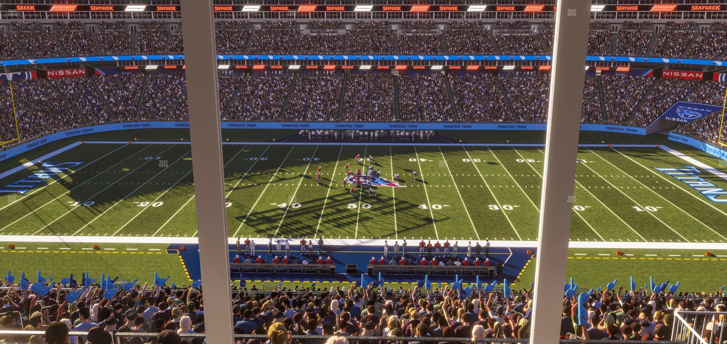 Seating view for Nissan Stadium Section Suite 519 E