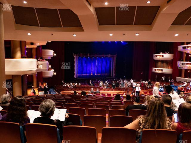 Seating view for Au-Rene Theater at the Broward Center Section Orchestra Left Sro