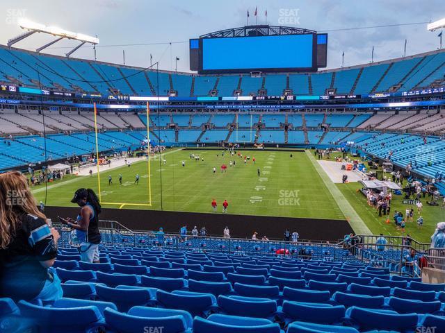 Seating view for Bank of America Stadium Section 228