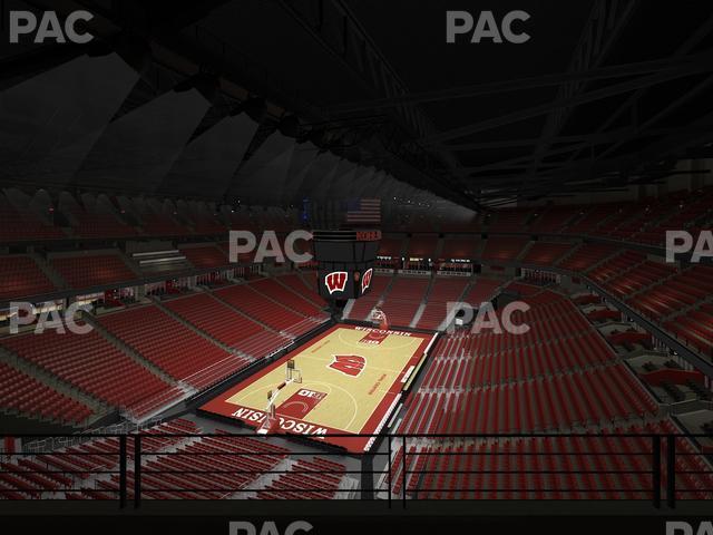 Seating view for Kohl Center Section 327