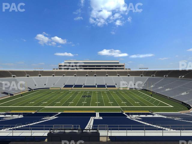 Seating view for Notre Dame Stadium Section 1842 Box 3