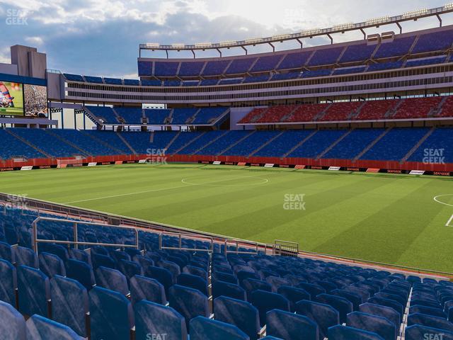 Seating view for Gillette Stadium Section 106