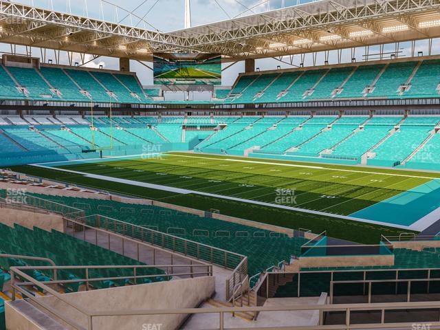 Seating view for Hard Rock Stadium Section 240