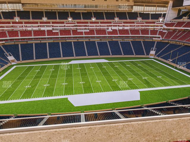 Seating view for NRG Stadium Section 509