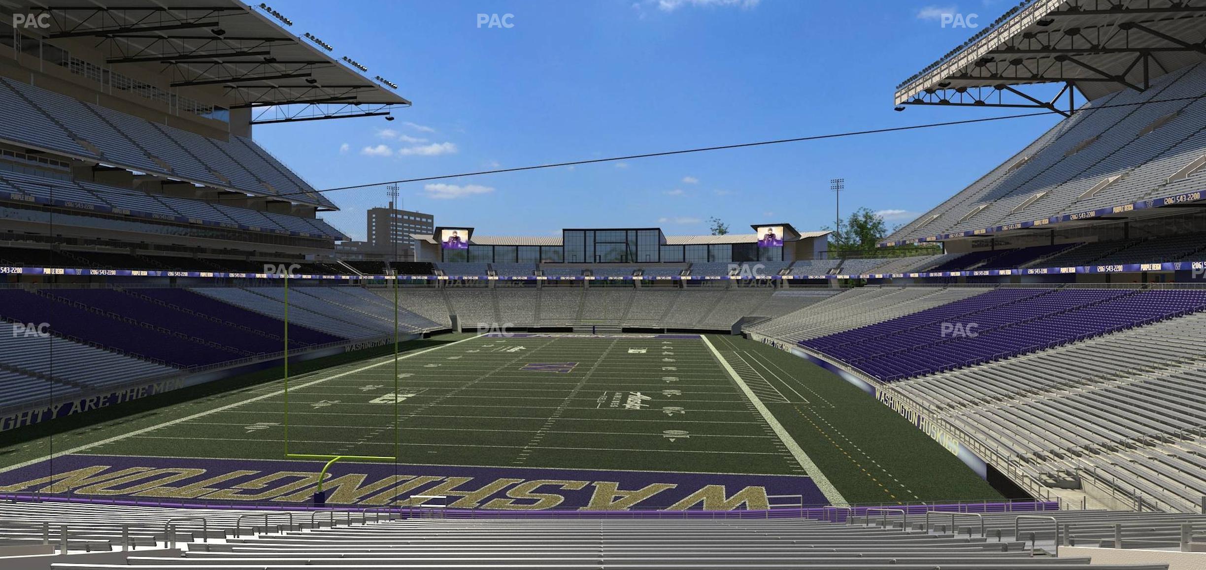 Seating view for Husky Stadium Section 136